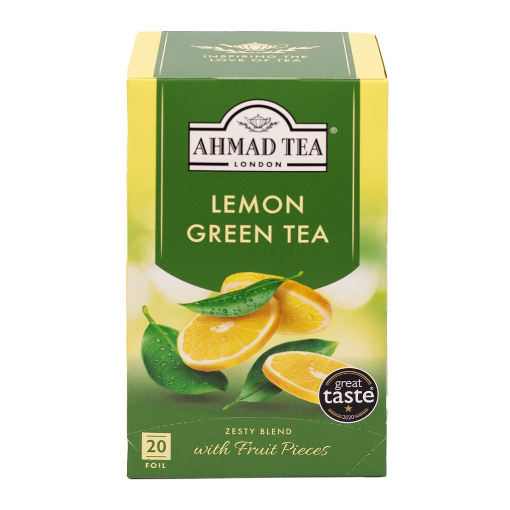 Lemon Vitality Tea – 6 Teabag Packs | Green Teas | AhmadTea.com