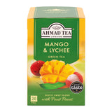 Mango & Lychee Green Tea - front of a box