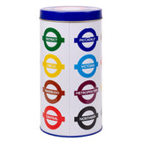 Ahmad Tea London Underground TFL Caddy with Black Tea 30 Teabags - Back of Caddy