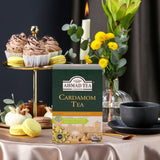 Ahmad Tea Cardamom Tea 500g Loose Leaf - Box on the table