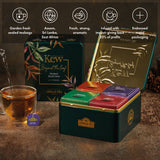Teabag Selection with 4 Black Teas - 40 Teabags from Kew Gardens Beyond the Leaf Collection
