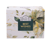 Ahmad Tea Herbalist Selection of 6 Fruit & Herb Infusions with BEST WISHES sleeve- 60 Teabags