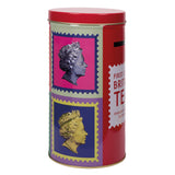 First Class Post Box Caddy with English Breakfast Tea - 30 Teabags