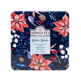 Ahmad Tea Winter Wonder Caddy – Limited Edition Tea Selection 40 Teabags - Front of the caddy