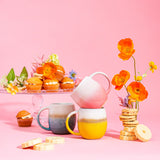 Sass & Belle Dip Glazed Ombre Yellow Mug