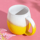 Sass & Belle Dip Glazed Ombre Yellow Mug
