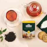Ahmad Tea English Tea No.1 100g Loose Leaf Caddy from English Scene Collection - Caddy on a table