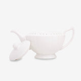 Ahmad Tea Porcelain White Teapot in Large - Teapot and lid