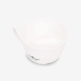 Ahmad Tea Porcelain White Teacup & Saucer - Side angle of teacup