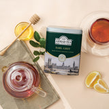 Ahmad Tea Earl Grey 100g Loose Tea Caddy from English Scene Collection  - Caddy on the table