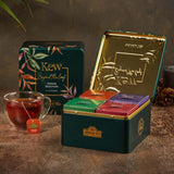 Teabag Selection with 4 Black Teas - 40 Teabags from Kew Gardens Beyond the Leaf Collection