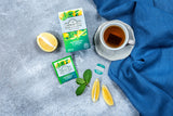 Peppermint & Lemon 20 Teabags - Lifestyle image