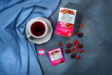 Rosehip, Hibiscus & Cherry 20 Teabags - Lifestyle image