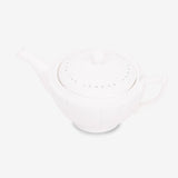 Ahmad Tea Porcelain White Teapot in Small - Side angle of teapot