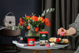 Ahmad Tea English Breakfast 20 Teabags - box on the afternoon tea table