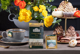 Ahmad Tea Darjeeling Tea 20 Teabags - Box on the afternoon tea table