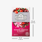 6 Packs of 20 Teabags - Box with dimensions