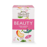 Peach, Carob & Rose Petals "Beauty" Infusion 20 Teabags - Front of box