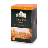 Ahmad Tea Ceylon Tea 20 Teabags - Side angle of box