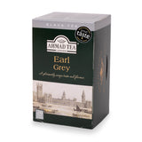Ahmad Tea Earl Grey Tea 20 Teabags - Side angle of box