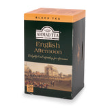 Ahmad Tea English Afternoon 20 Teabags - Side angle of box