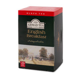 Ahmad Tea English Breakfast 20 Teabags - Side angle of box