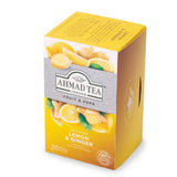 Lemon & Ginger 20 Teabags - Side angle of box
