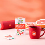 Grapefruit, Mate & Guarana Seed "Energy" Infusion Tea - 6 x 20 Teabags Subscription
