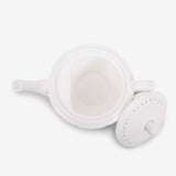 Ahmad Tea Porcelain White Teapot in Small - Teapot without lid from top