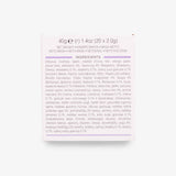 6 Packs of 20 Foil Teabags - Side of box