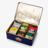 English Tea Six Collection Caddy - Open caddy on side