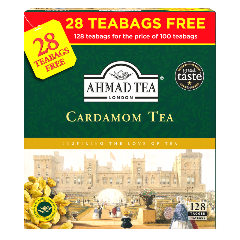 Ahmad Tea Cardamom 100 Tea Bags 200g - United Arab Emirates Ahmad Tea Cardamom 100 Tea Bags 200g - United Arab Emirates