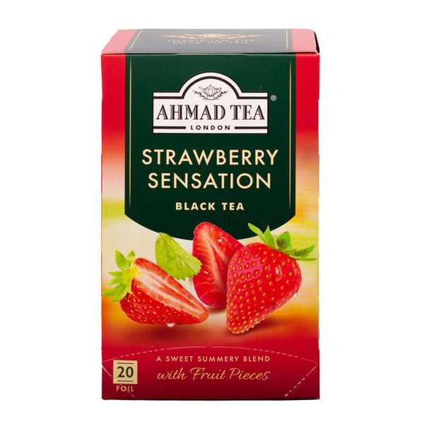 Strawberry Sensation Black Tea | Fruit Blend | Ahmad Tea