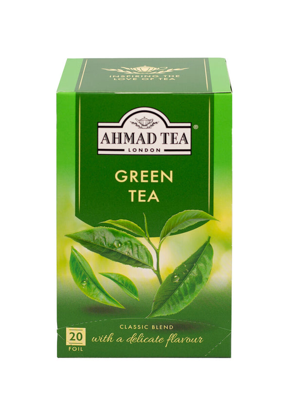 Green Tea 20 Teabags - Front of box