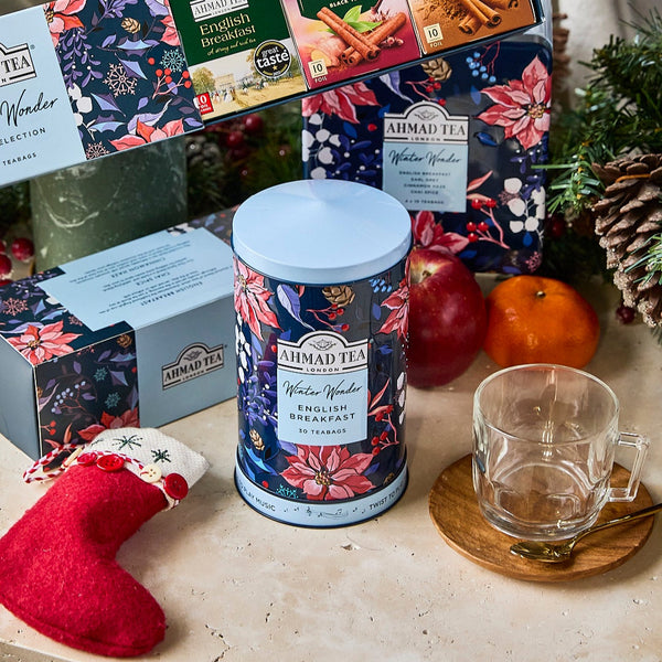 Winter Wonder Christmas Music Caddy - 30 Teabags