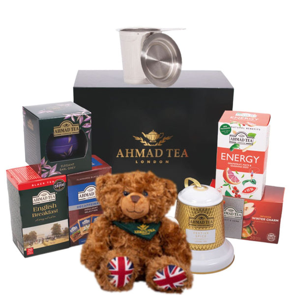 Ahmad Tea Festea Gift Box - 80 Teabags & 124g Loose Leaf