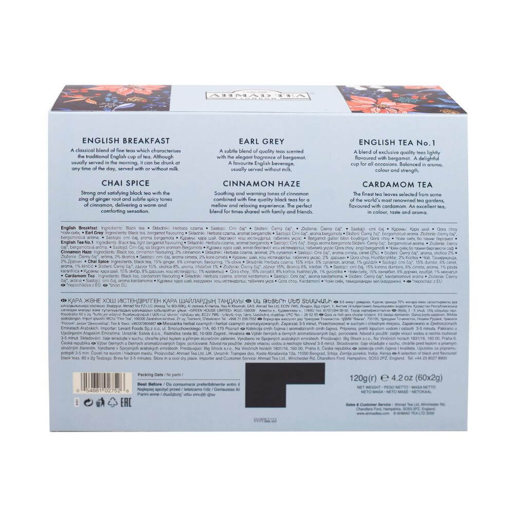Winter Wonder Christmas Tea Gift Selection Pack - Back