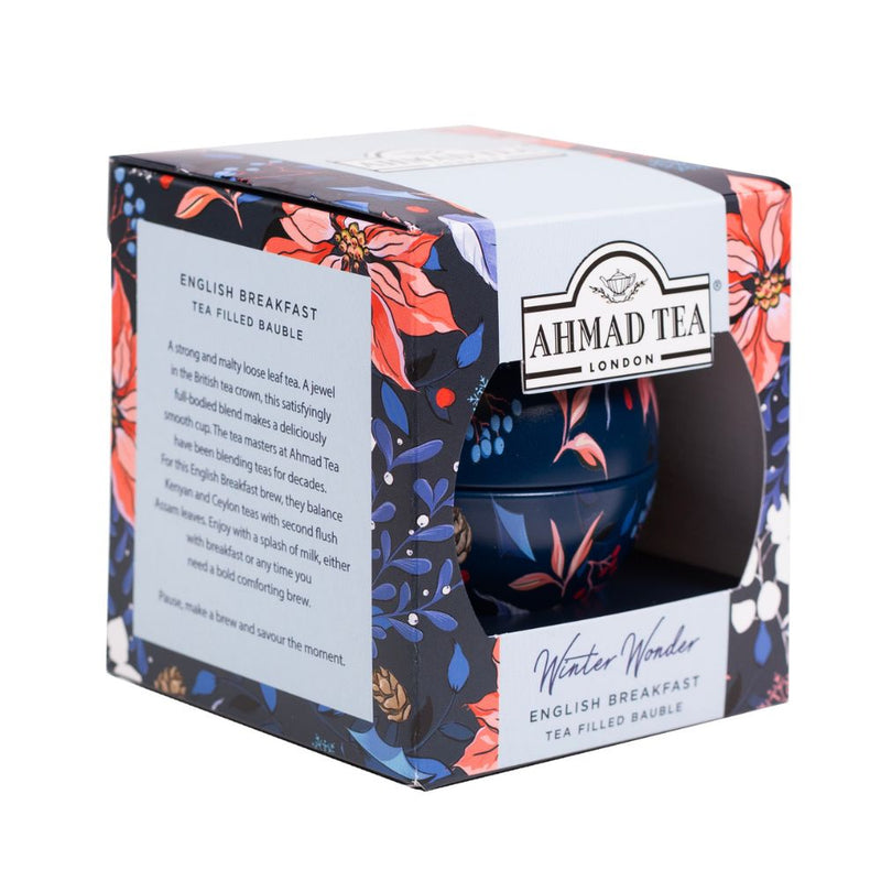 Winter Wonder Christmas Tea Bauble - 25g Loose Leaf English Breakfast Tea