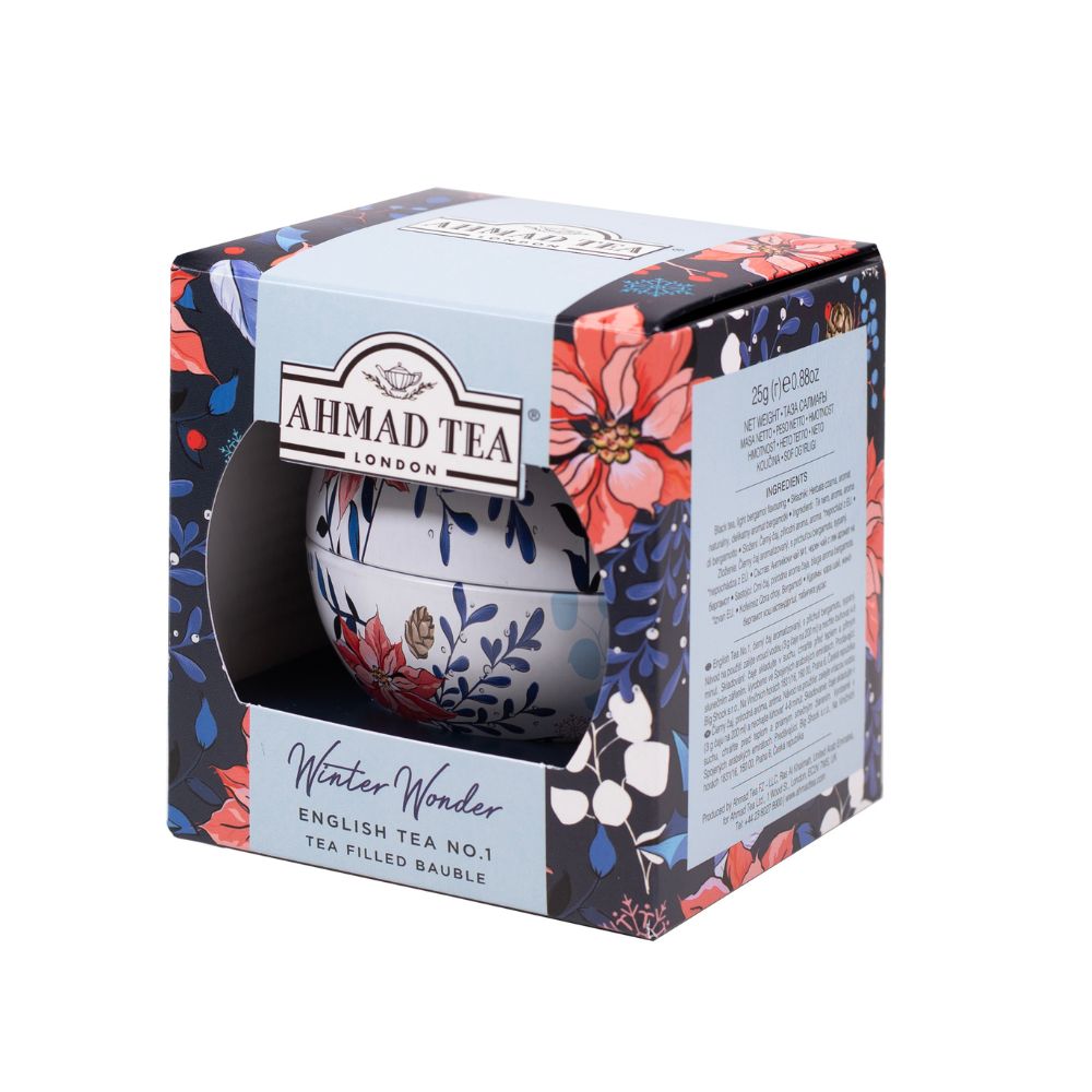 Winter Wonder Christmas Tree Tea Bauble- angle