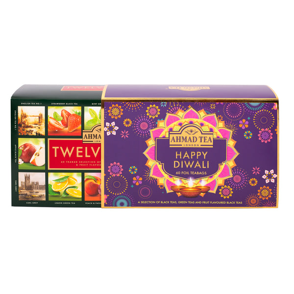 Happy Diwali Twelve Teas Collection of 12 Teas - 60 Teabags