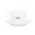 Ahmad Tea Porcelain White Teacup & Saucer