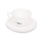 Ahmad Tea Porcelain White Teacup & Saucer