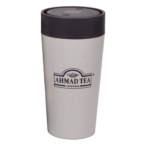 Circular & Co Reusable Cup with Charcoal lid - front of the cup