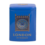 Ahmad Tea Colourful London Caddy with Earl Grey Tea  20 Teabags - Front of Caddy