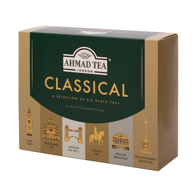 Classical Selection of 6 Black Teas - 60 Teabags