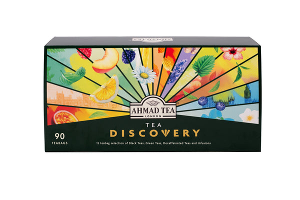 Tea Discovery Selection of 15 Black, Decaffeinated, Green Teas & Infusions - 90 Teabags