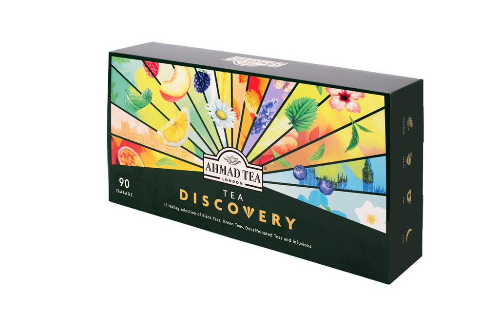 Tea Discovery Selection of 15 Black, Decaffeinated, Green Teas & Infusions - 90 Teabags