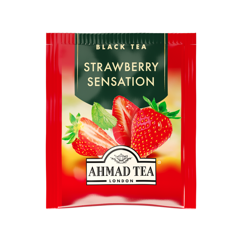 Strawberry Sensation Fruit Black Tea - Teabags