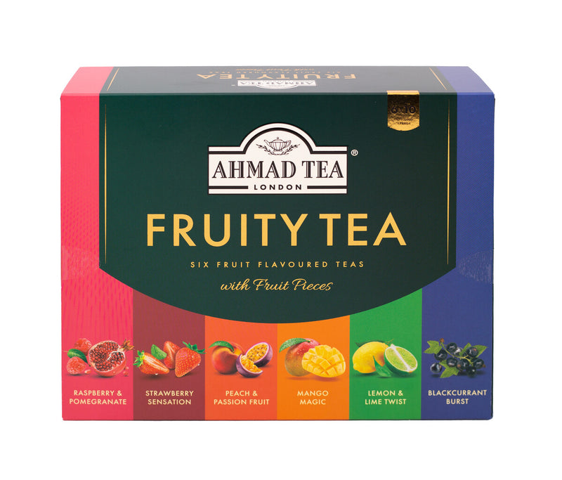 Ahmad Tea Fruitytea Selection of 6 Fruit Teas - 60 Teabags