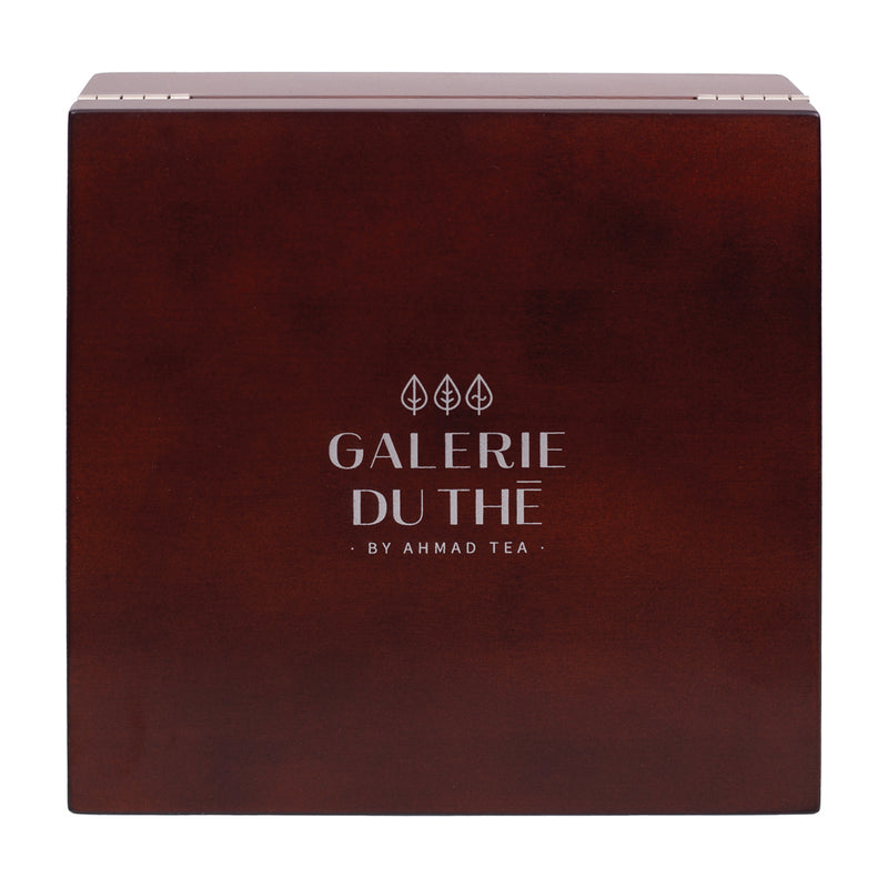 Galerie du Thé Explorer Wooden Box - Front of the box without sleeve